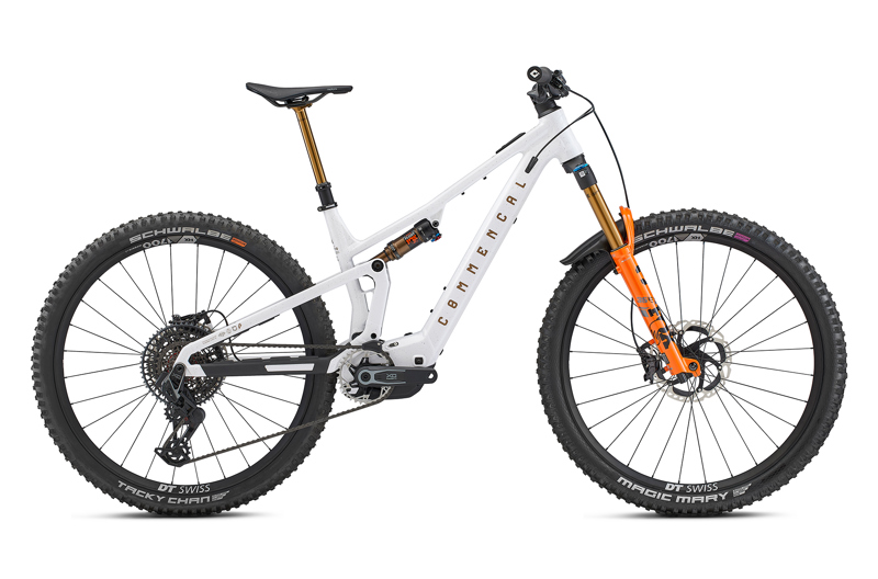 Commencal T.E.M.P.O. POWER SIGNATURE GLITTERY WHITE